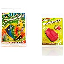 Smoke Buddy Tie Die Yellow/Orange Assorted Personal Air Filter & Smoke Buddy 0159-RD Personal Air Filter, Red