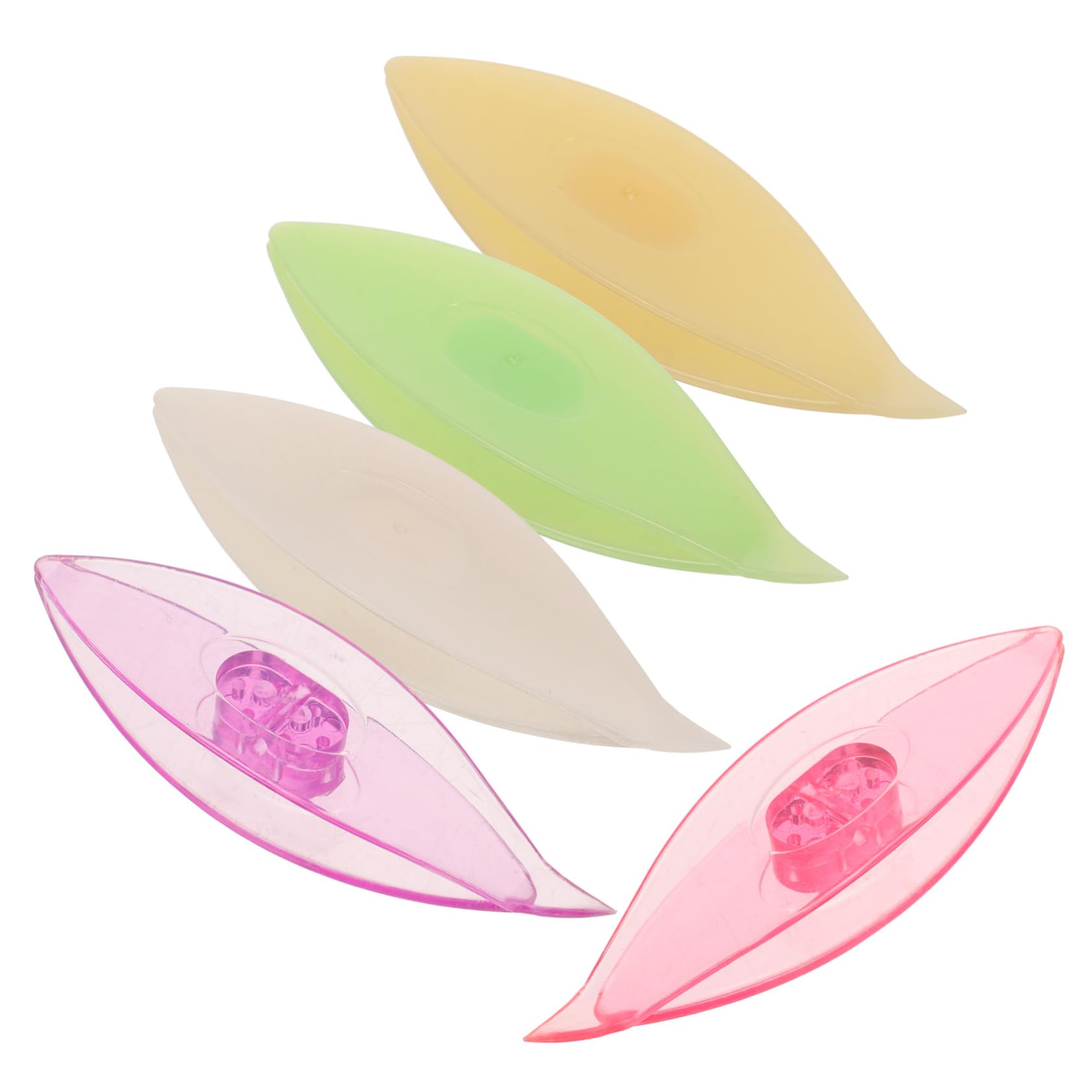 Uonlytech 5 Sätze Shuttle-strickwerkzeuge Shuttle Weben Weberei Occhi-kit Tätowieren Anlasser Tatting Selber Nähen Shuttle-occhi-zubehör Diy-shuttles Webenwerkzeuge Plastik 5 Stück * 5