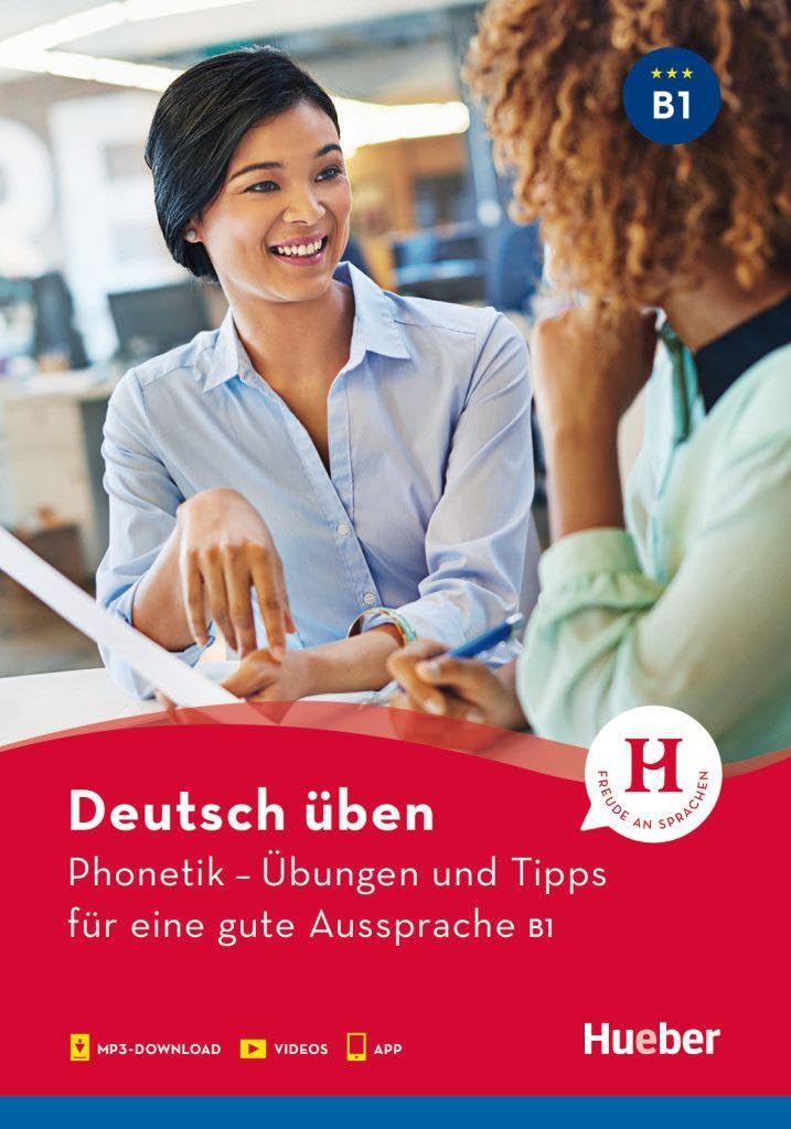 Deutsch ben Phonetik  bungen und Tipps fr eine gute Aussprache B1 Buch mit Audio