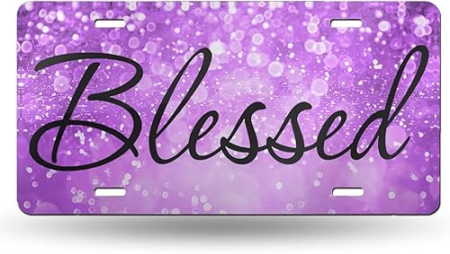 Miniatura 10 de Life is So So Good and We Love Life Placa de Matrícula Frontal de Aluminio Decorativa Placas de Matrícula Divertidas de Metal para Carro 6"X12"