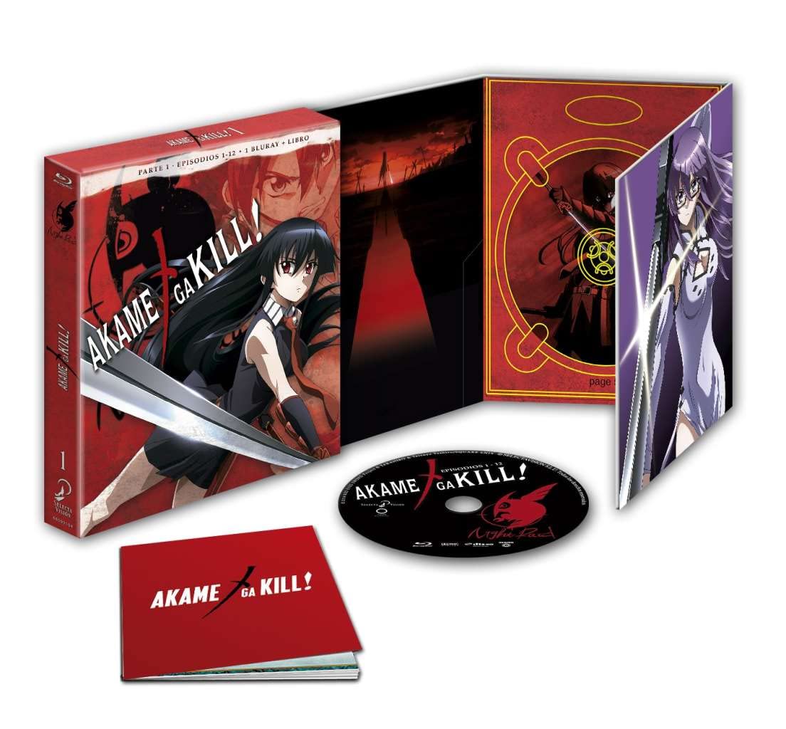 Akame Ga Kill Episodios 1 A 12 Blu-Ray dile adiós al streaming lento