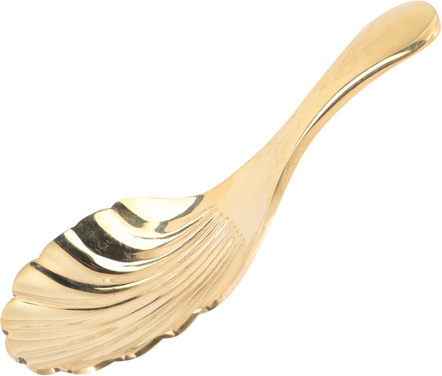 Practical Brass Tea Scoop Mini Teaspoon Coffee Bean Shovel Versatile Kitchen Accessory for Loose Leaf Tea and Coffee Beans