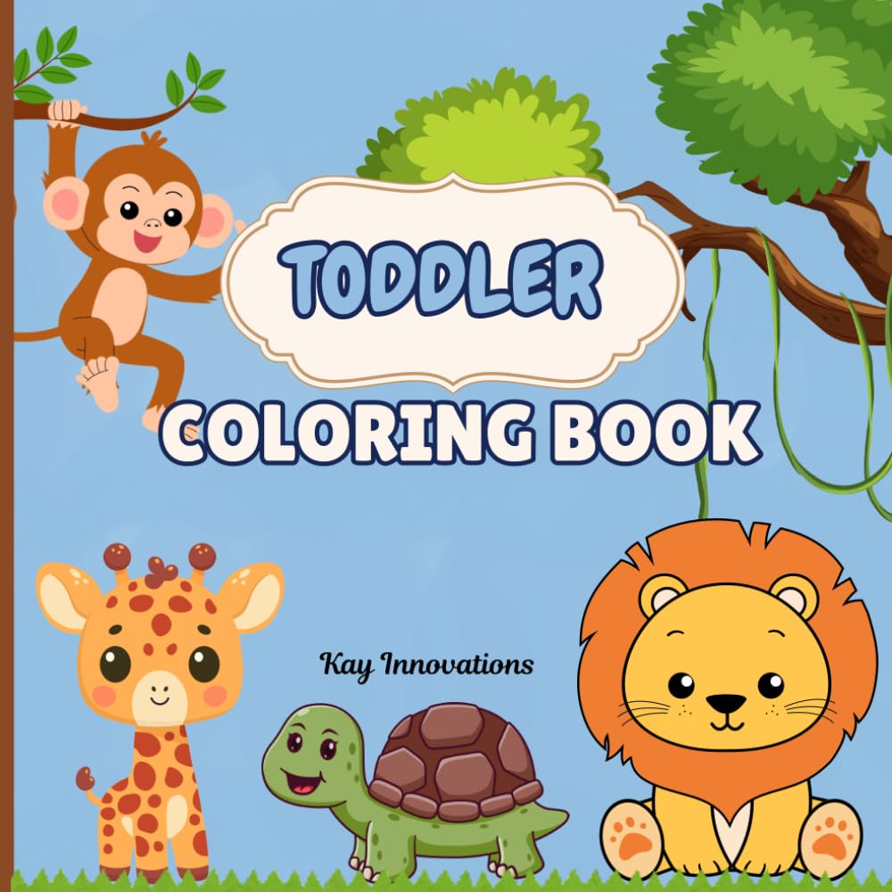 Colouring Book for Toddlers 2-5 years: My First Alphabets and My First Numbers