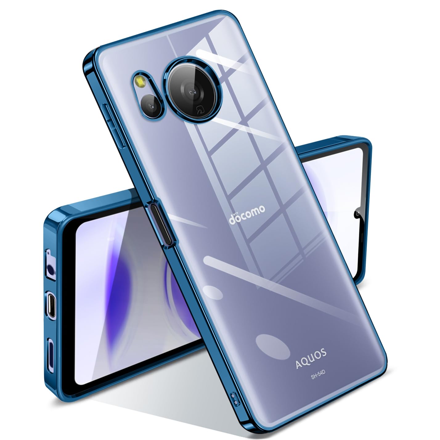 Amazon.co.jp: AQUOS sense8 ケース クリア 薄型 耐衝撃 SHG11/SH-54D
