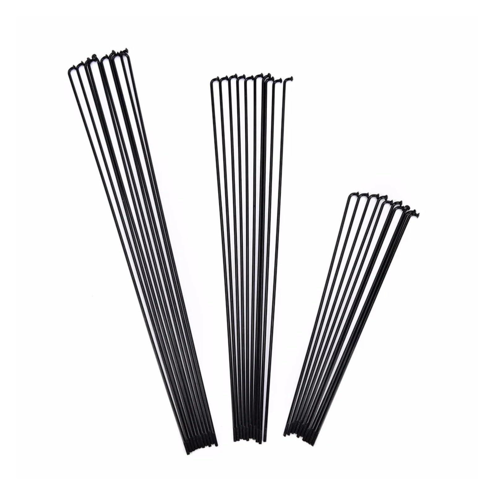 40 radios de 161 mm a 200 mm, 14 G, con pezones, acero inoxidable, plegables, de cobre