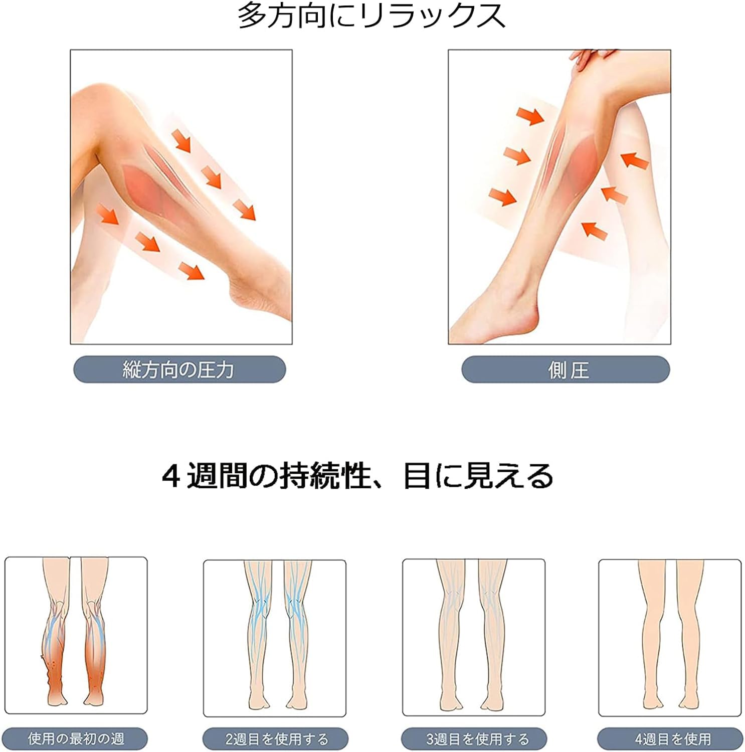 Amazon | ふくらはぎ リラックス フット ケア フット 足先～ふくらはぎ
