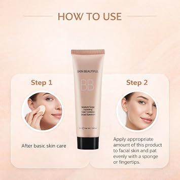 Tinted Moisturiser Face Women,BB Cream Foundation Medium Coverage,Colour Correcting Moisturiser,Even Skin Tone Face Cream,Colour Correcting Moisturiser,Tinted Face Moisturiser for Natural Look