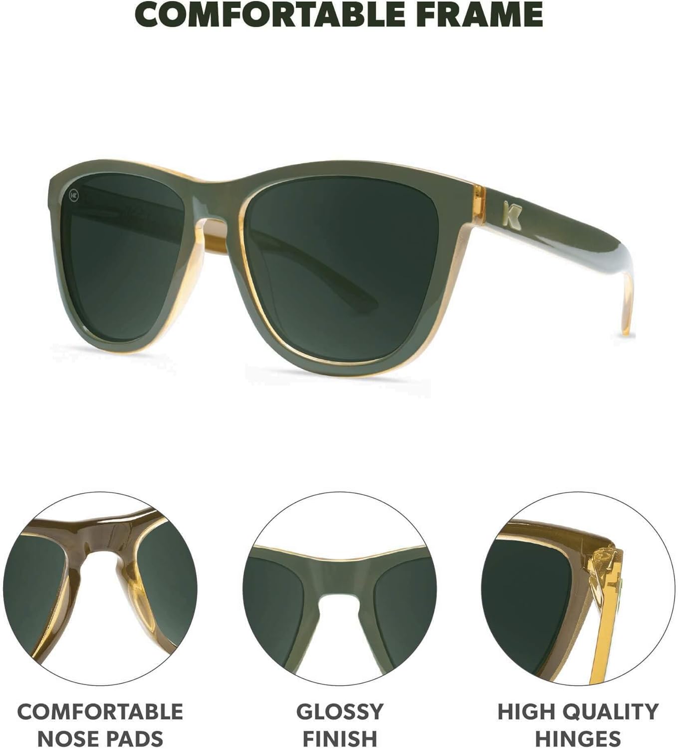 Knockaround Premiums Polarized Sunglasses for Men & Women - UV400 Protection