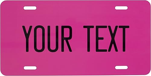 Miniatura 5 de Placa de matrícula personalizada para la parte delantera del automóvil, etiquetas personalizadas para automóvil, ajuste universal de 6 x 12 pulgadas