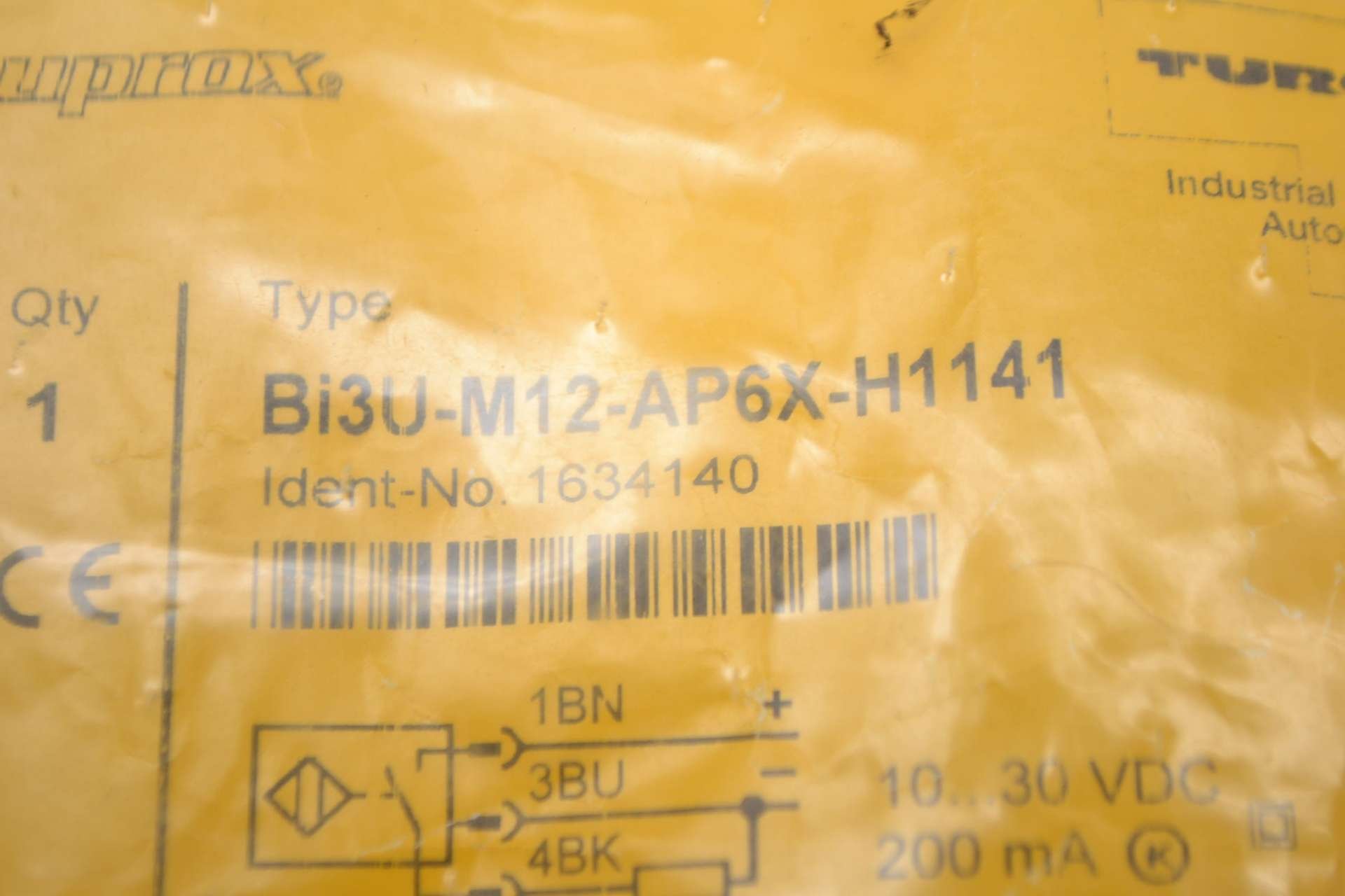 NEW TURCK BI3U-M12-AP6X-H1141 1634140 UPROX PROXIMITY SWITCH 10-30V-DC D288996