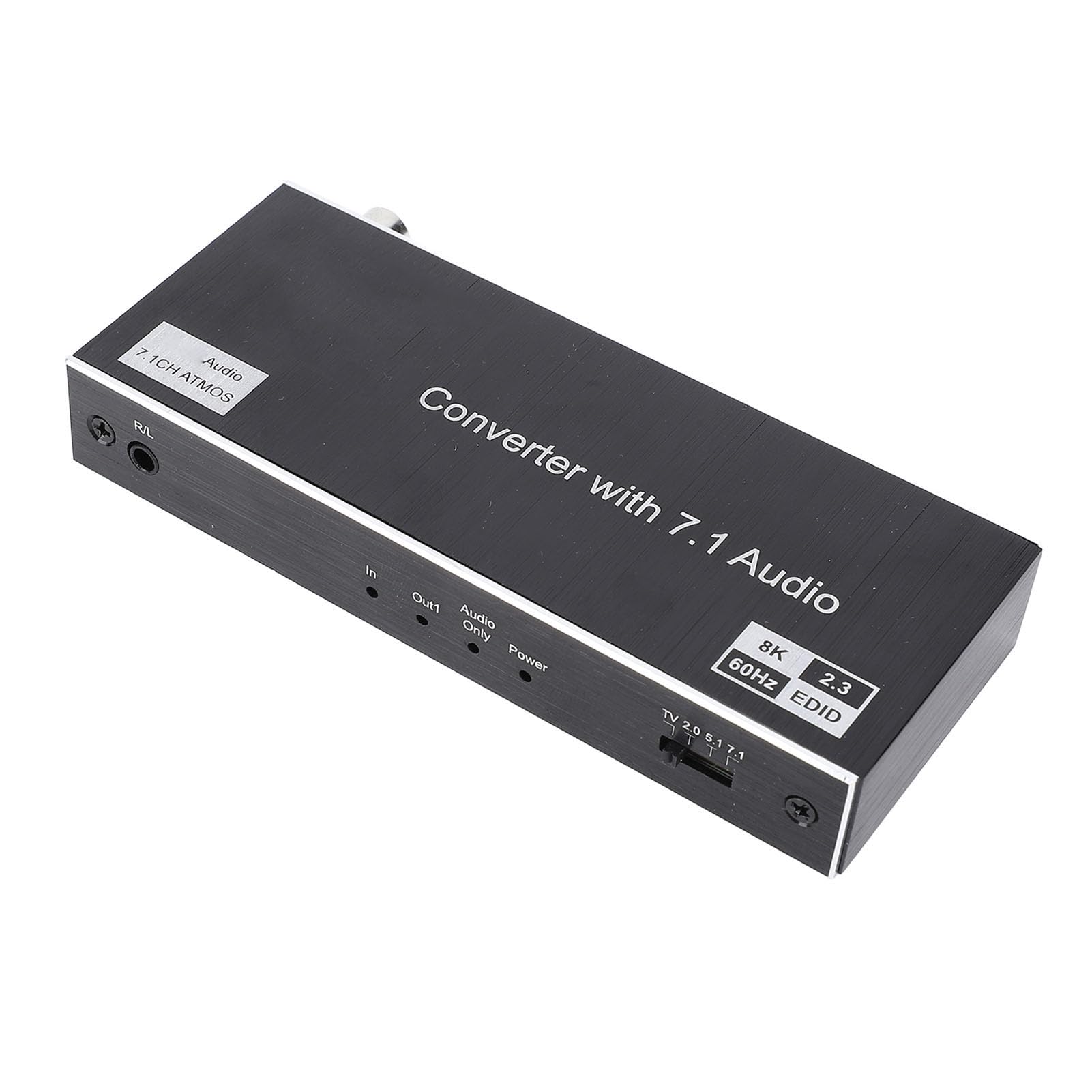 Splitter HDMI 8K 60Hz 1x2, 8K 60Hz 4K 120Hz Divisore interfaccia display HD 3D, Splitter HDMI da 40Gbps 1 in 2 uscite per HDTV STB DVD Proiettore PC Macchina di Giochi (EU)