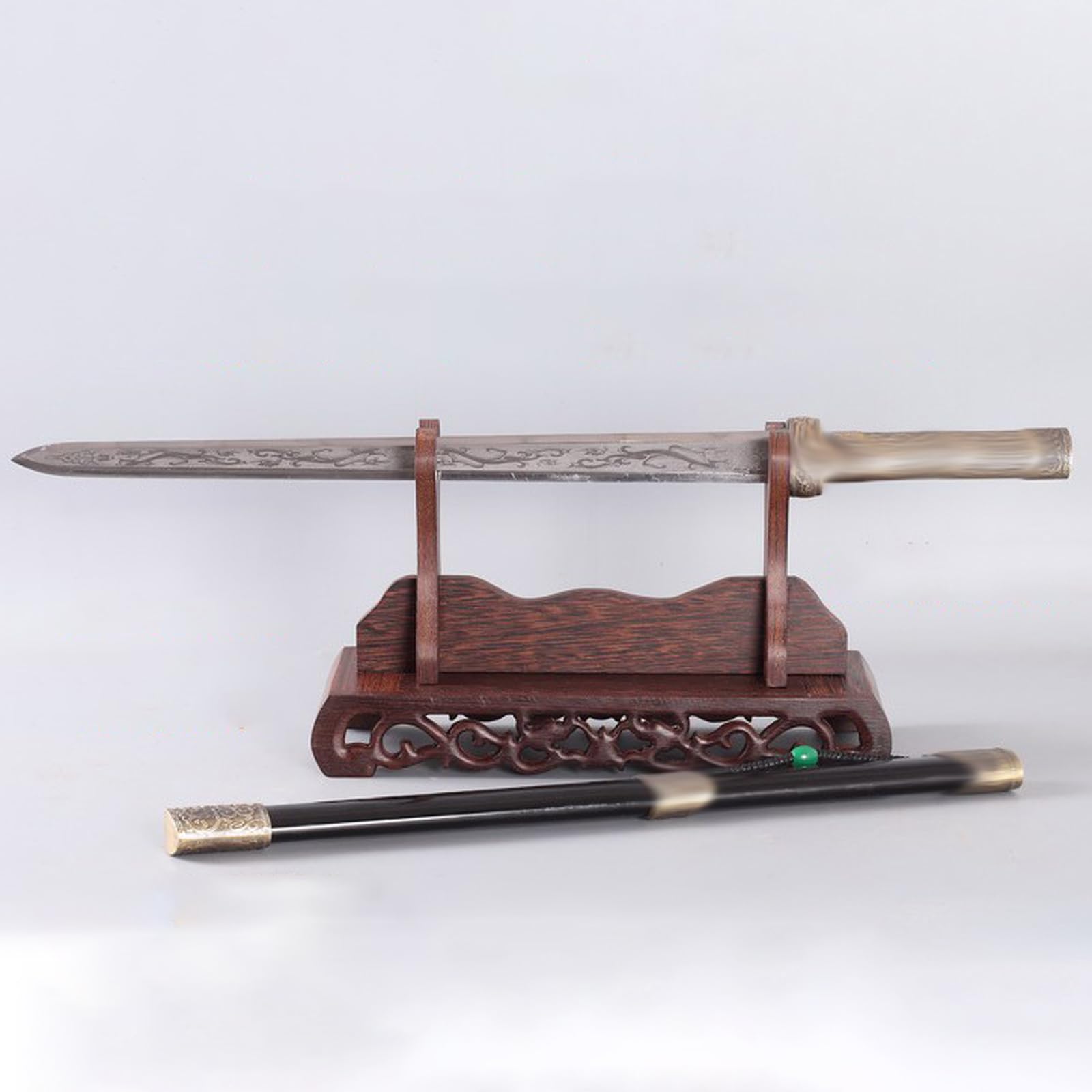 SchwertstäNder,SchwertstäNder Desktop,Holz Katana Halterung,Display SchwertstäNder Rack,Vertical,FüR Katana Samurai Schwert,UnterstüTzung Aller Schwerter,Flöte