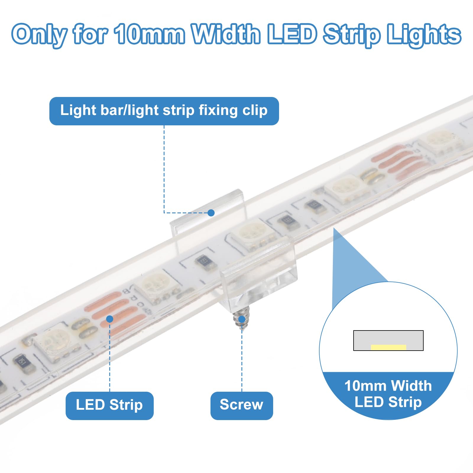 PATIKIL LED Strip Light Clips - Image 3