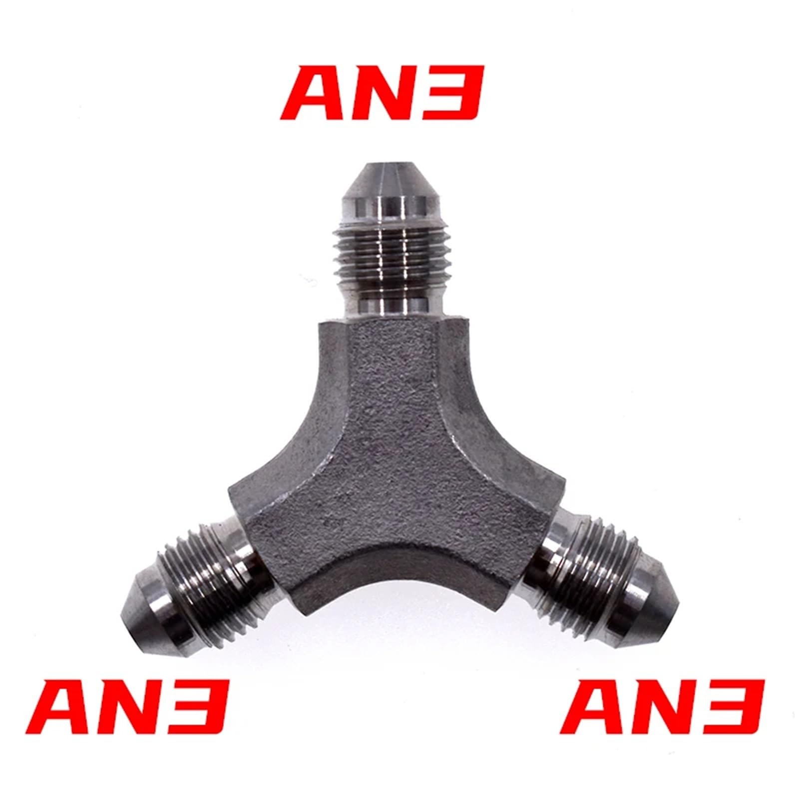 Uniwersalny adapter do węża hamulcowego hydraulicznego silnika ze stali nierdzewnej typu AN3 do złącza samochodowego i motocyklowego rura hamulcowa(A)