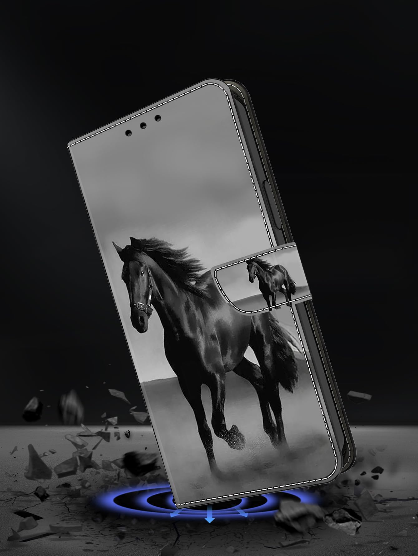 Leder Flip Case Für Xiaomi Mi Note 10 Lite – Mit Magnet, Kartenfächern & Standfunktion