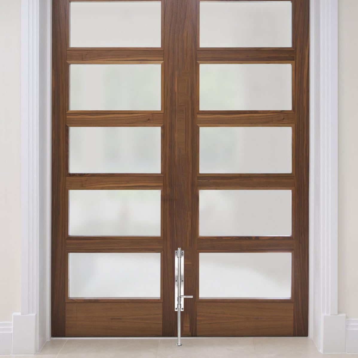 ULTECHNOVO 2 Pezzi Catenaccio per Porta in Acciaio Inossidabile Chiavistello Scorrevole per Porte e Cancelli Argento per Porte in Legno