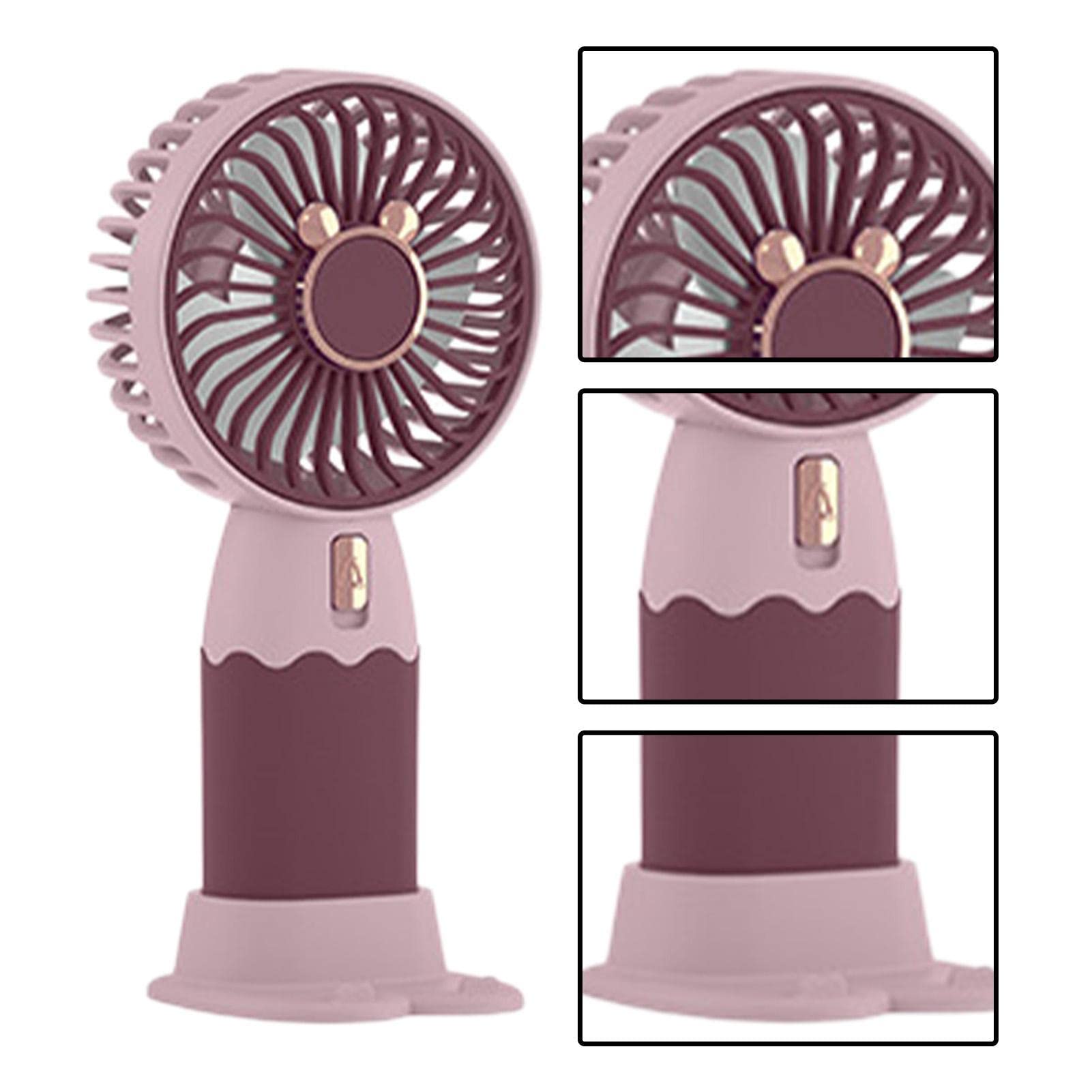 Gabless Ventilatore Usb, Ventilatore A Mano Batteria 2000mAh Ventilatore Elettrico Piccolo Mini Ve 150394s