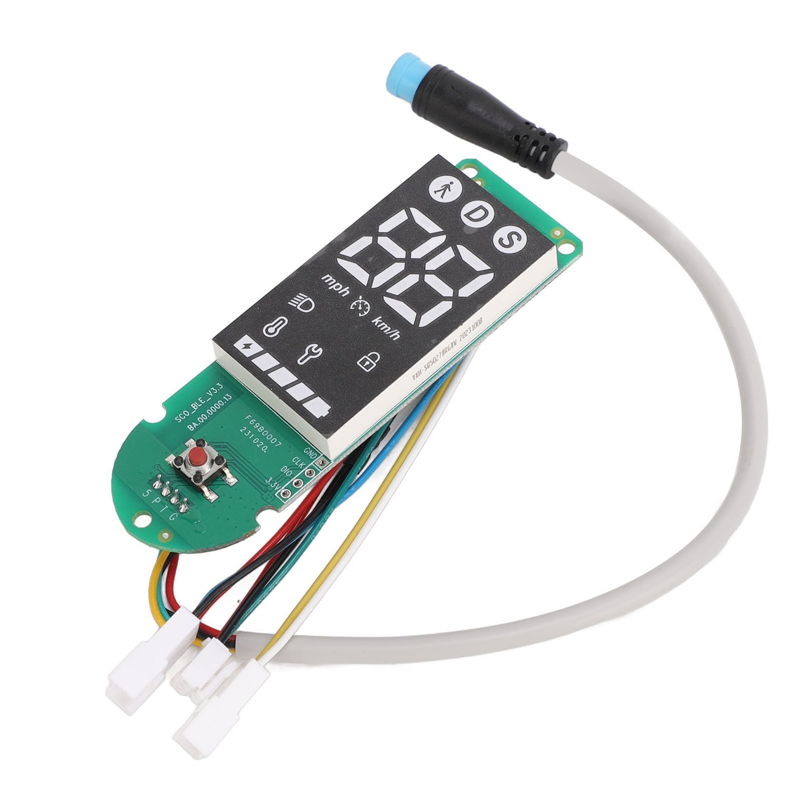 Carte circuit Bluetooth pour trottinette Pro 4 - Écran dashboard PCB Mi4 Pro - 8