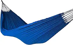 Rede De Dormir Descanso Casal Jeans Life Premium Reforçada (Azul)