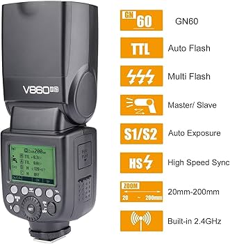 Amazon.com : Godox Ving V860II-C E-TTL Li-ion Flash