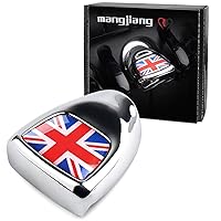 Vista 11 de Cubierta metálica para el salpicadero del botón de arranque del motor, para Mini Cooper F54 F55 F56 F57 F60 2014+ (gris Union Jack)