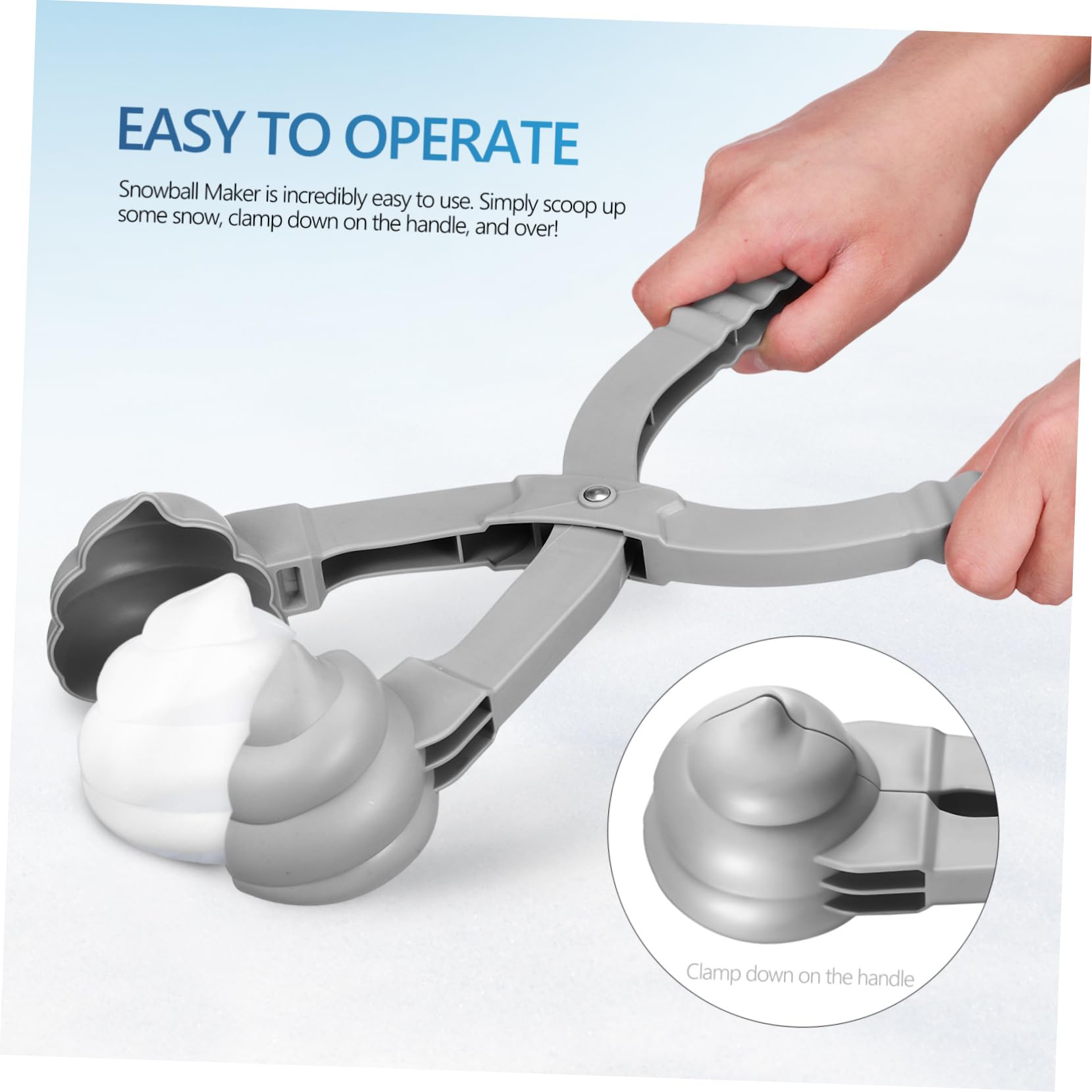 Milisten 2pcs Maker Kit Toy Clips Versatile Clip for Fun Quick Beach Play Extended Handle for Easy Use