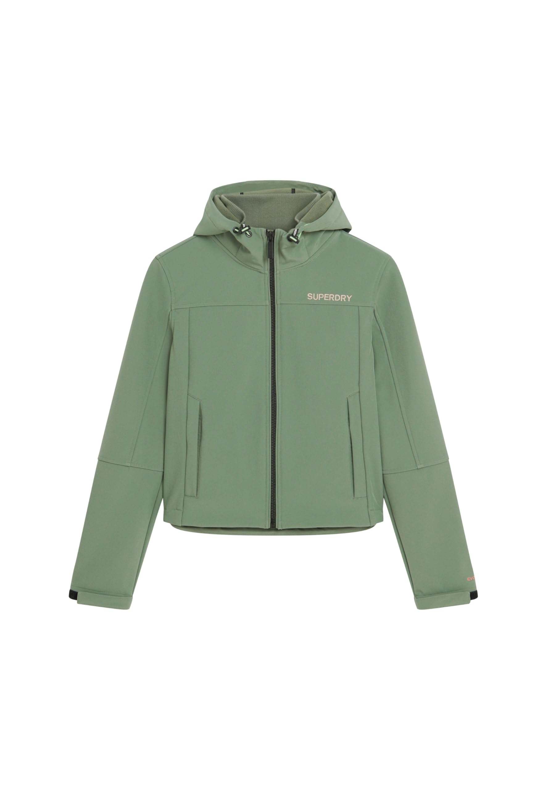 Superdry Women's Laurel Khaki Soft Shell Trekker Jacket 2XS