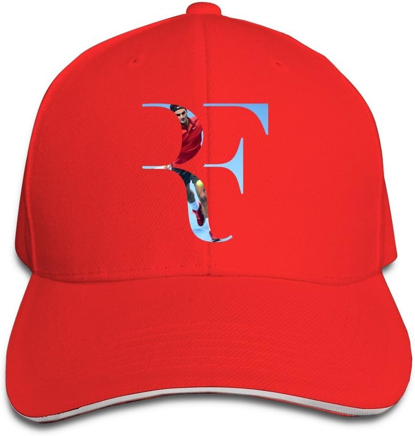 Sunny Fish6hh Unisex Adjustable Roger Federer Baseball Caps Hat One Size Red