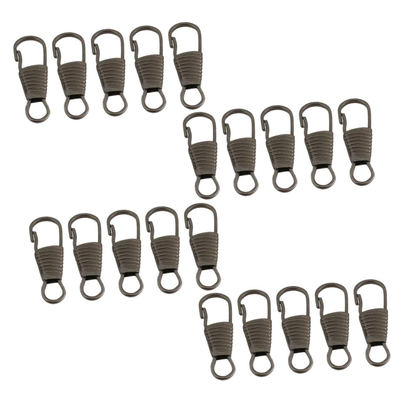 LIFKOME 20Pcs Detachable Zipper Pulls Durable Repair Tabs for Luggage Clothing DIY Projects Easy Install Zipper Fixers for Backpacks Suitcases Coats and Shoes