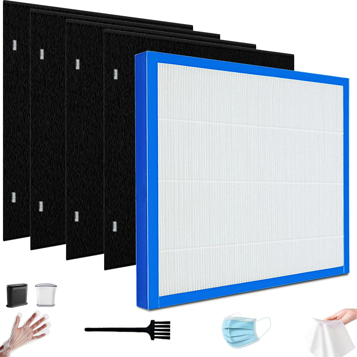 2-Pack HEPA-Type Replacement Filters For HoMedics TotalClean AF20, AR-20, AP25 4 thumbnail image