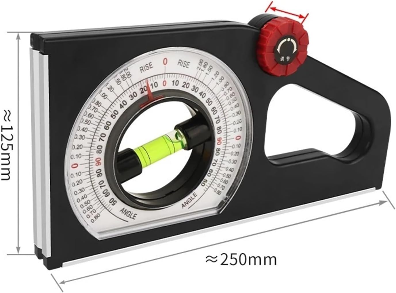 Inclinometer Slope Ruler Declinometer Protractor Level Measurement Tilting Tool(5)
