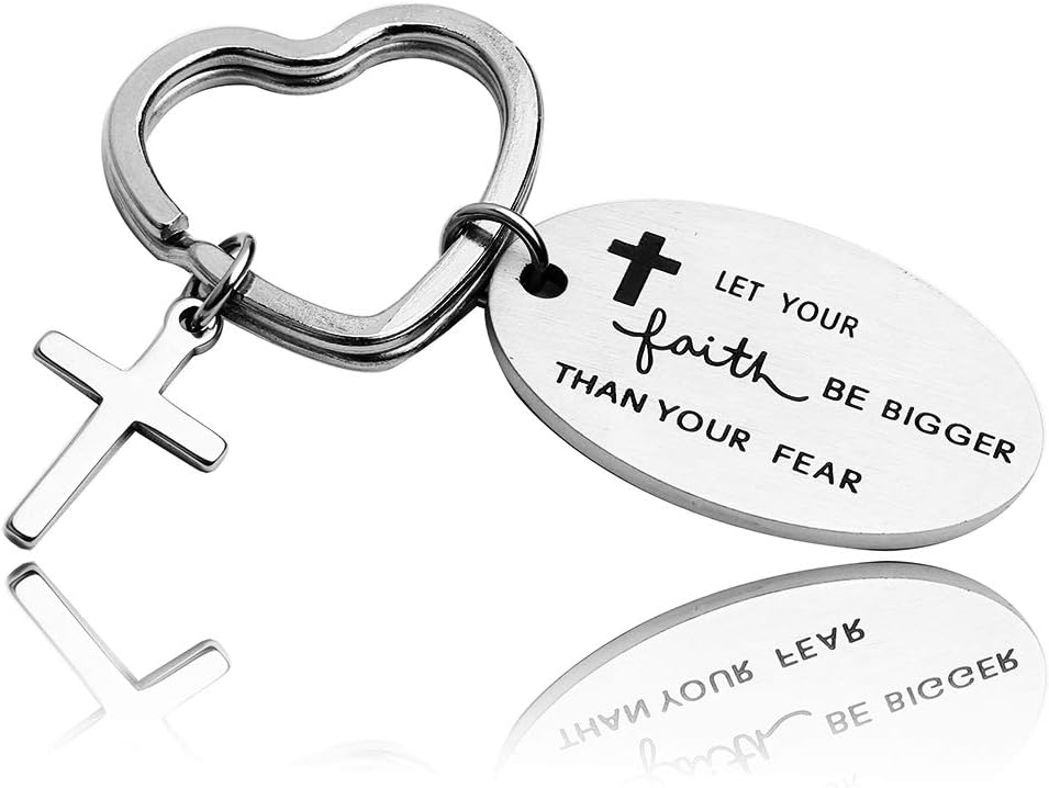 Christian Bracelet Let your Faith be bigger than your fear Faith Bracelet Religious Jewelry