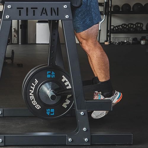 Miniatura 6 de Titan Fitness H-PND, máquina de hiperextensiones inversas para la parte inferior del cuerpo, clasificado 550 libras, máquina especializada de