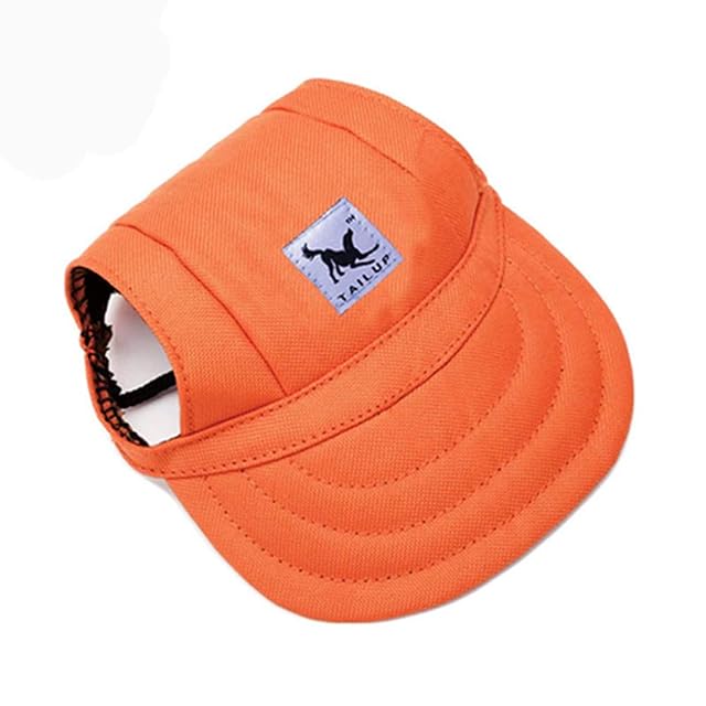 Gorro de béisbol para perros de Egurs, ajustable, Sunbonnet, protección solar, para perros pequeños