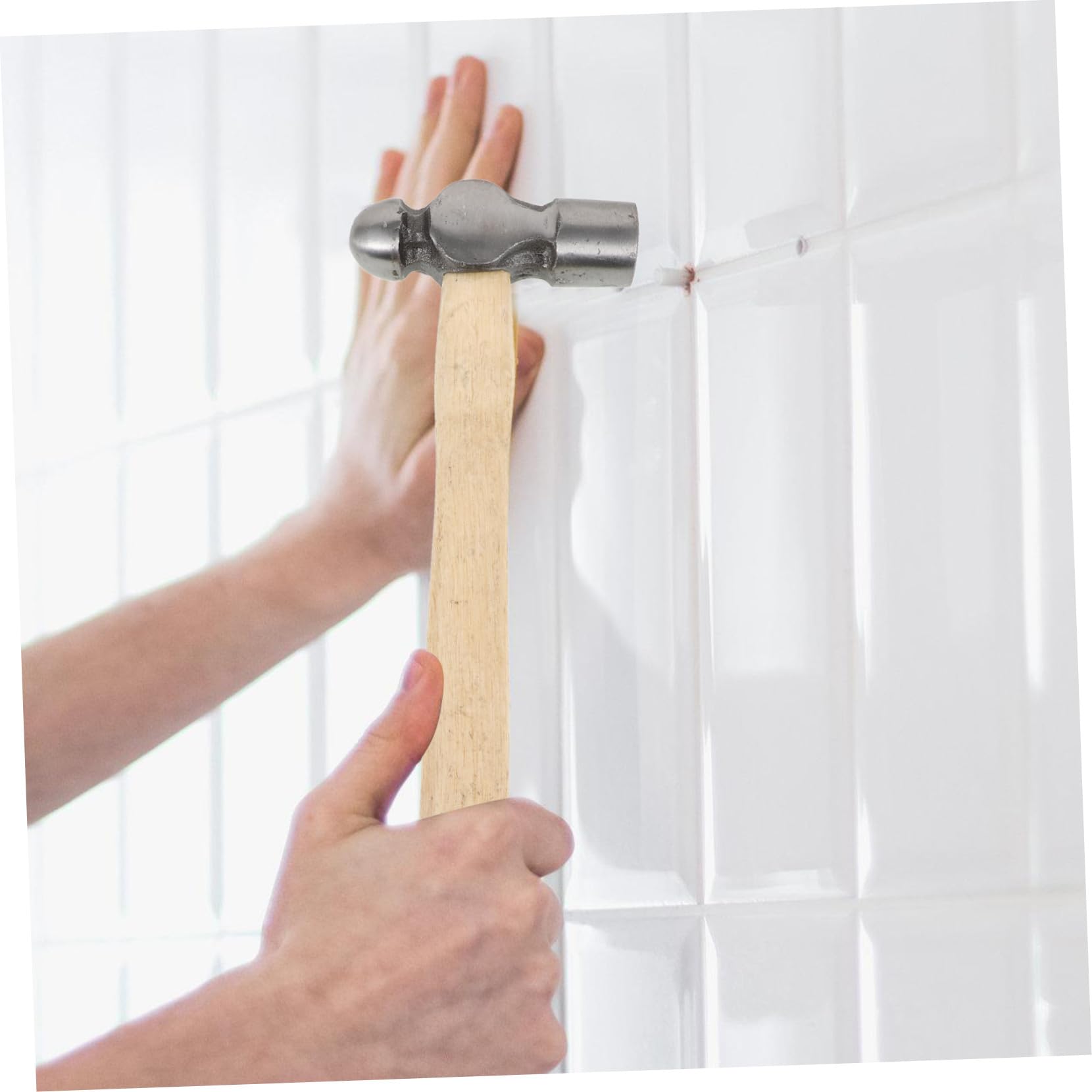 Martillo de Encofrador con Mango de Madera Diseño Ergonómico para Carpintería y Bricolaje Herramienta Resistente para Decoración y Reparaciones Domésticas