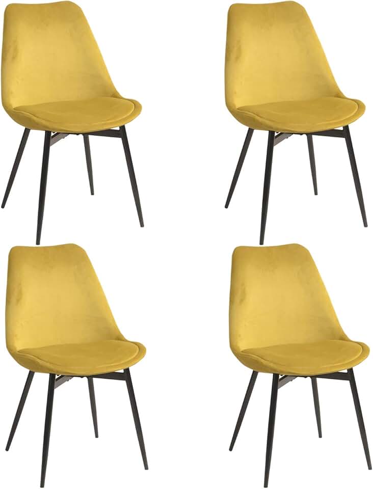 Amazon.es sillas amarillas comedor