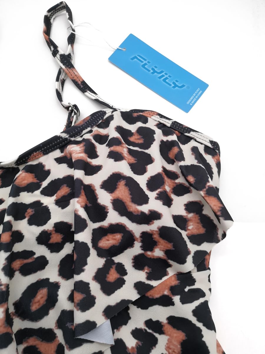 FLYILY Costume da Bagno a Due Pezzi Donna Canotta Stampata Pantaloncini da Donna Costume da Bagno Taglie Forti Tankini Sets