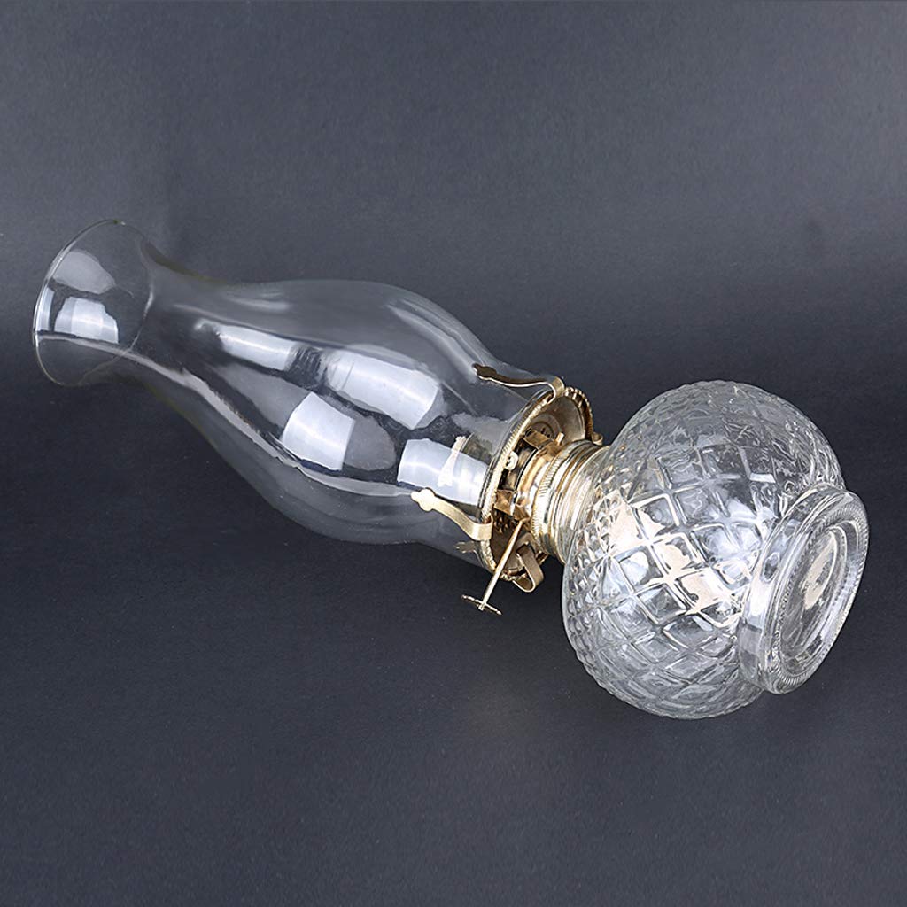 Lampy naftowe do wnętrz Ultra czysta ciekła parafina Luminiser Olej Latarnia Wewnętrzne Latarnie na przerwy w dostawie prądu, Klosze szklane