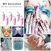 5760Pcs SS6 Light Blue Hotfix Rhinestones Crystal Glass Gems for Clothes Fabric Shirts Tumblers Glitter Decoration Flat Back Round (2MM Bulk)