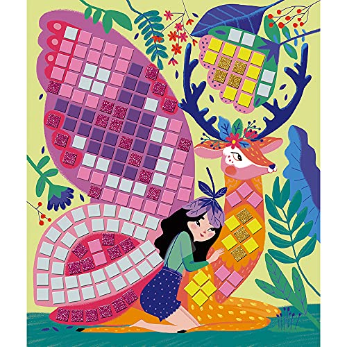 Miniatura 7 de Janod - Caja De Mosaicos De Espuma De Hadas - Les Ateliers Du Calme - Kit De Ocio Creativo Para Niños - Habilidades Motoras Finas Y Aprendizaje De Concentración - A Partir De 5 Años, J07960