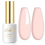Imtiti Nude Gel Nail Polish, 0.5 Fl Oz Nude Beige Gel Polish for Neutral Skin Tones, DIY Nail Art Starter Kit