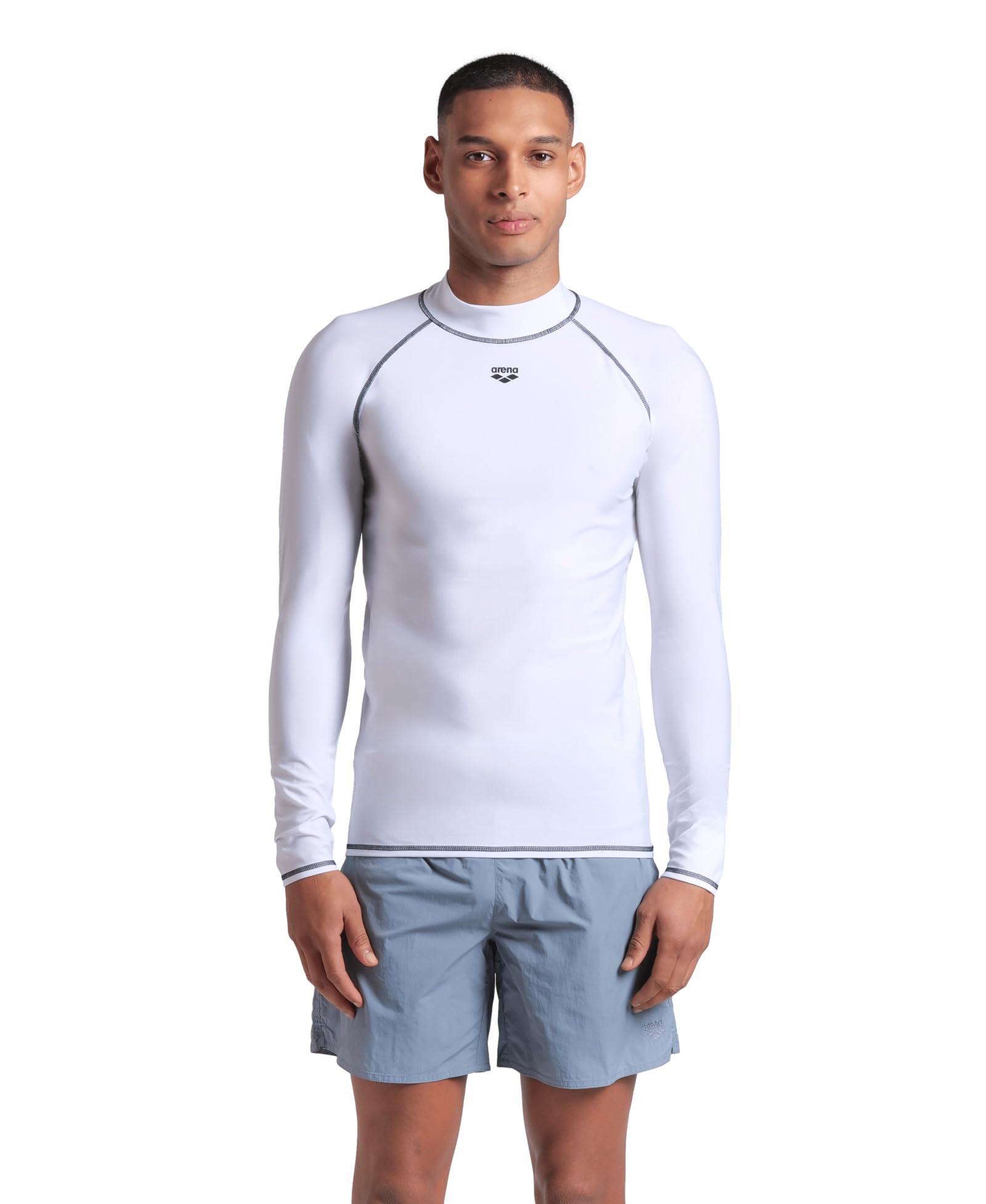 Arena Men's Arena Rash Vest L/S Graphic Top Hombre (Pack de 1)