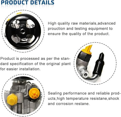 Miniatura 10 de Bomba de dirección asistida compatible con Nissan Altima 2007-2012 Maxima Murano 2009-2014 3.5L Bomba de asistencia de gasolina