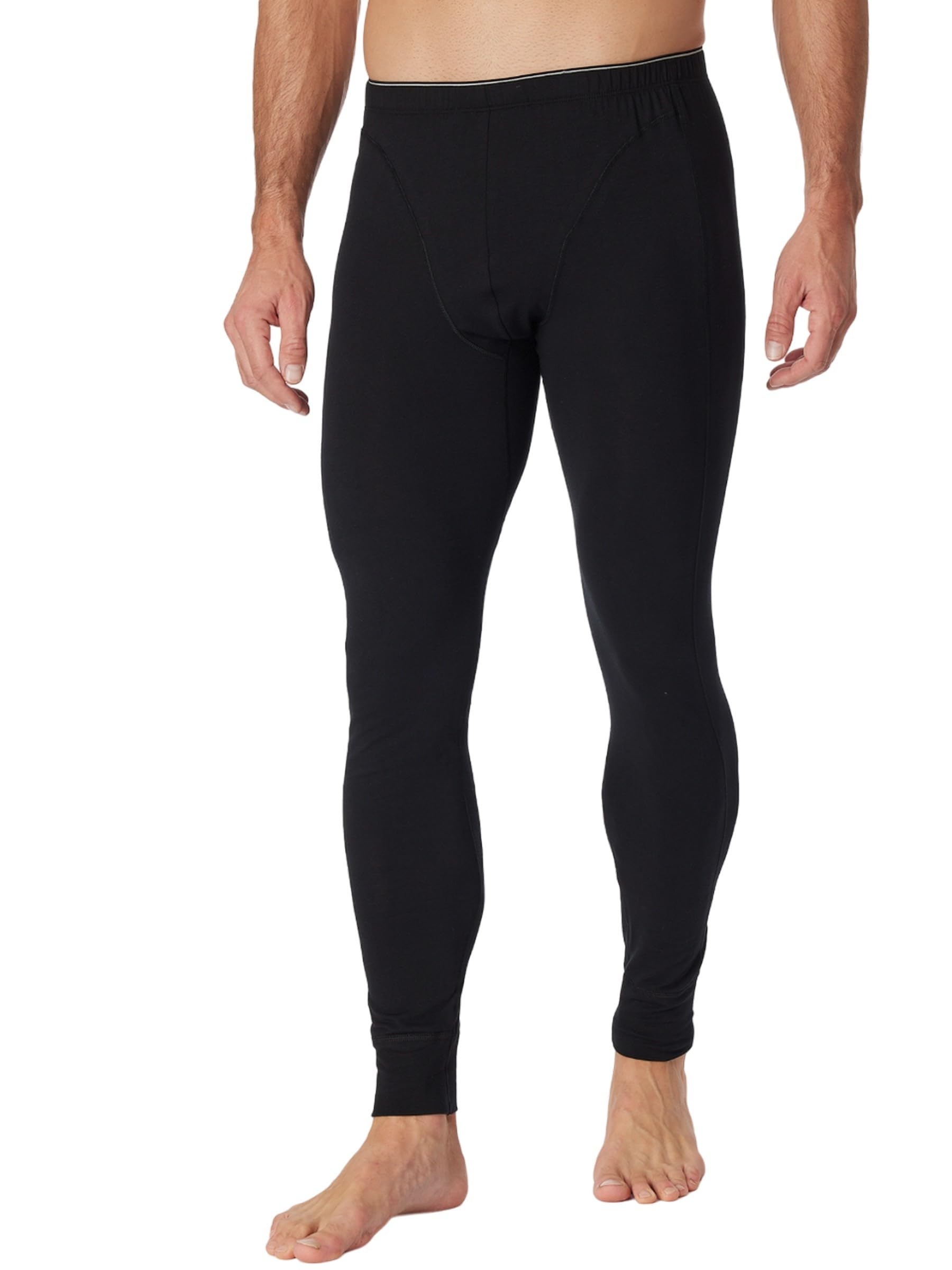 schiesser Men's Long Underwear Organic Cotton 95/5 Organic, Black_173813, M-picture-18