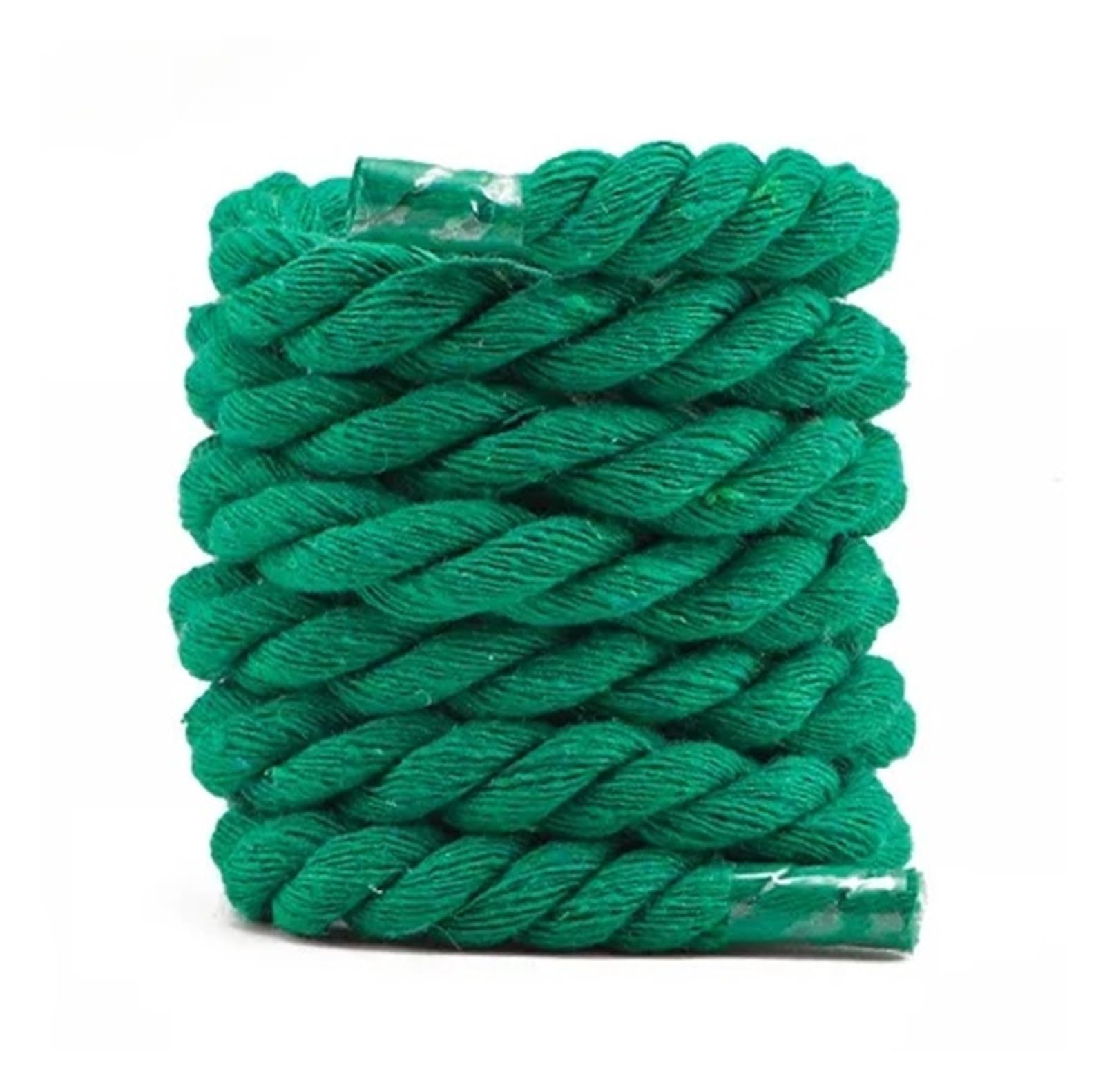 GPDNBIEU Shoelaces, Round Shoelace Cotton Weaving Bold Shoelaces For Sneakers Colorful 1CM Thicker Running Boots Shoe Laces(Green,140cm)