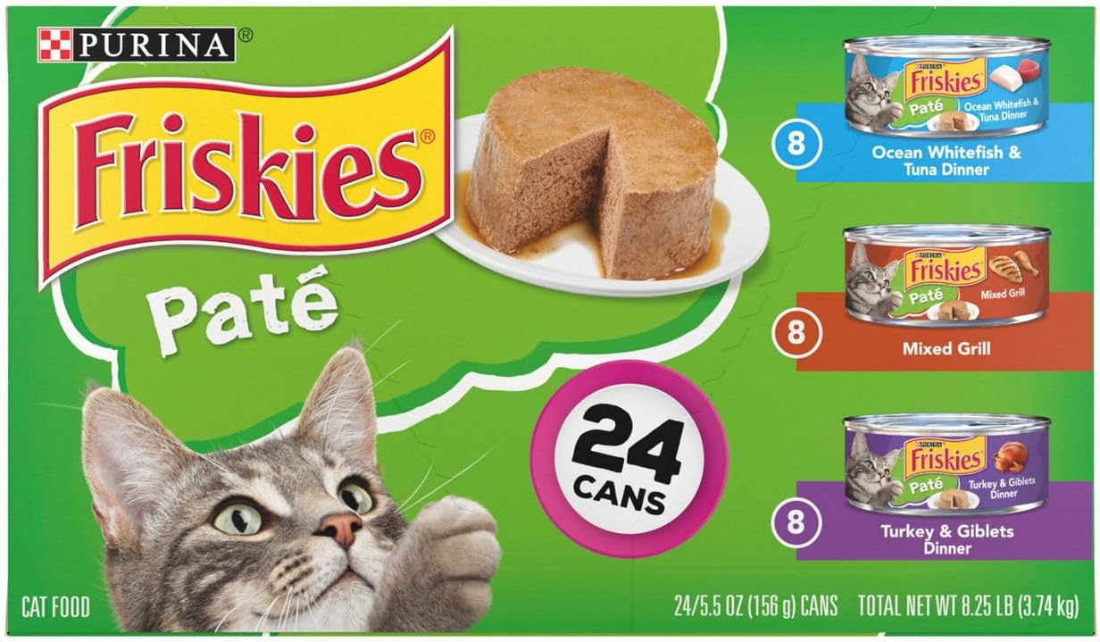 Friskies Cat Food, Variety Pack, 5.5 Ounce, 24 Count