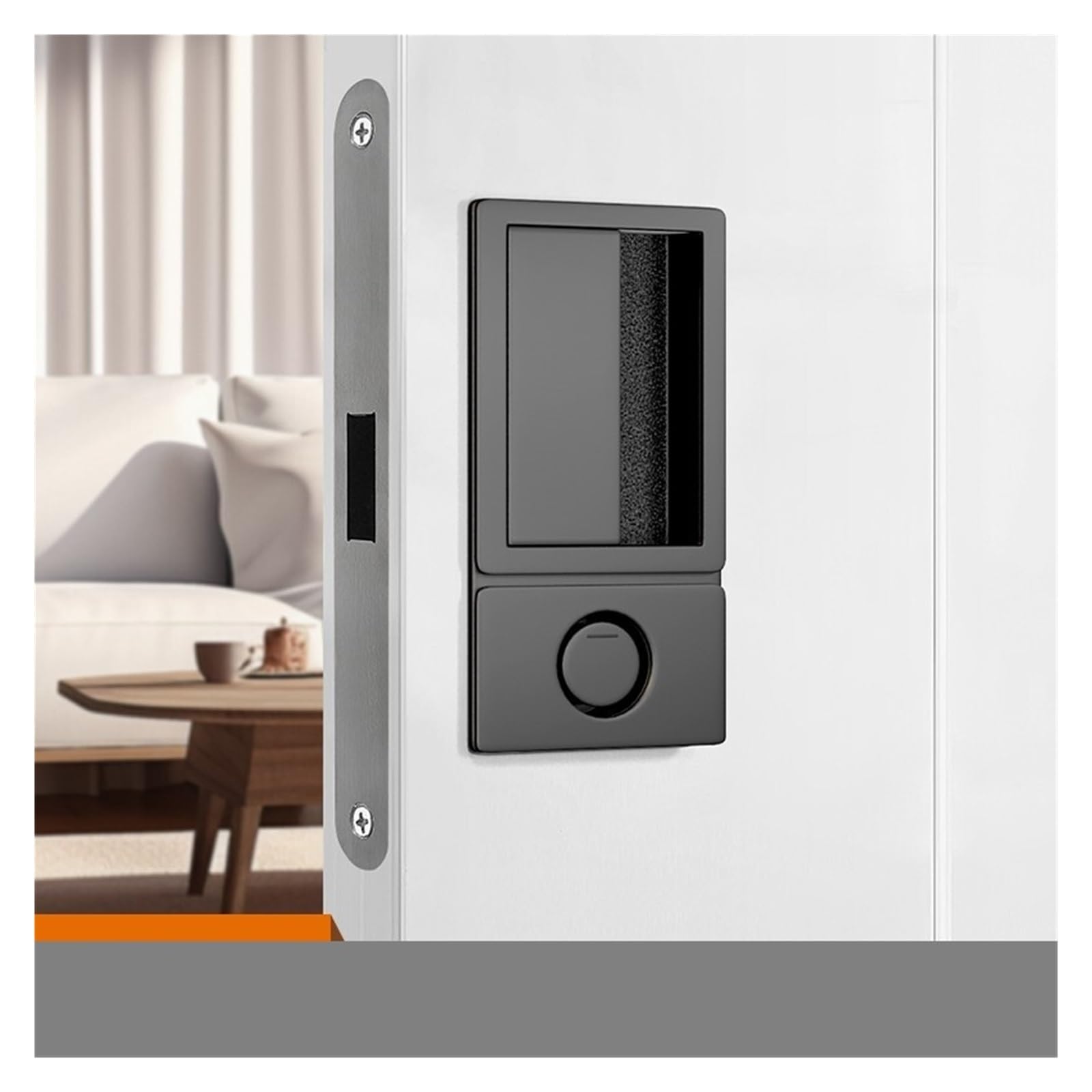 Cerradura magnética ultrafina minimalista