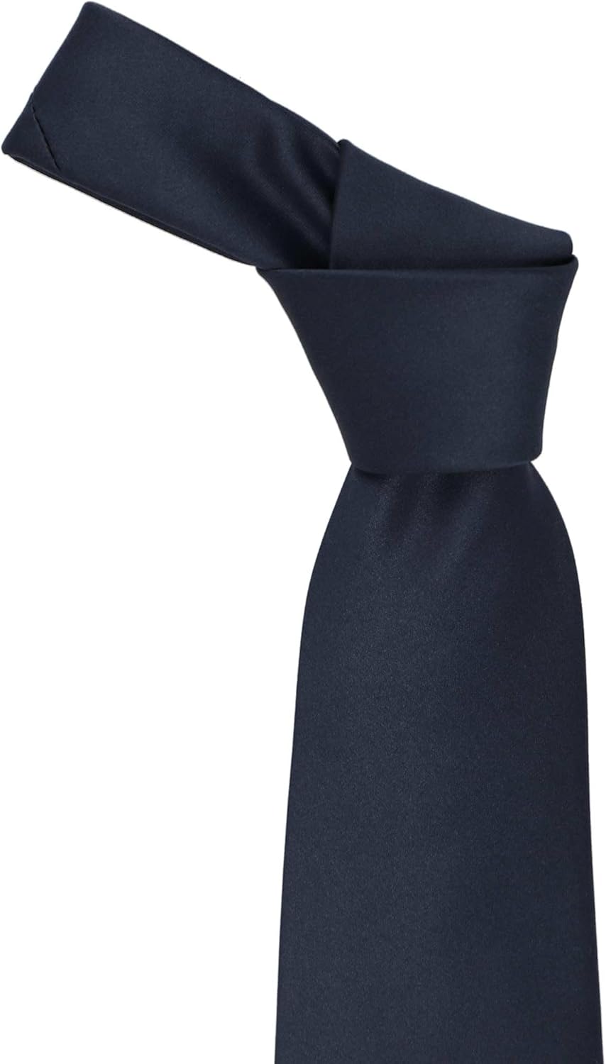 tiemart Men's Solid Color Necktie Standard Length - Image 3
