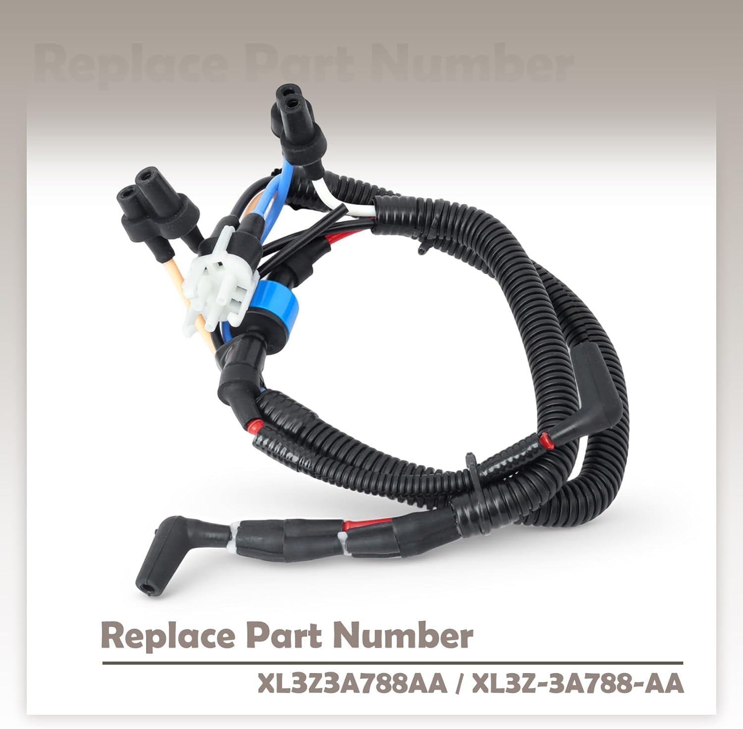 XL3Z3A788AA Vacuum Solenoid Line Tube w/Check Valve Replacement for Ford F-150 1999-2003 for Heritage F-150 2004 for F-250 1999, Replace XL3Z-3A788-AA 4WD Auto Lock Hub Actuator Upper