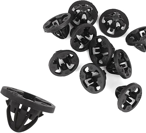 Motoforti Clips de montaje de luz trasera, clips de retención de ojales para Dodge para Ram 1500 2007-2008, plástico, 68084593AA, negro, 10 unidades disponible en Yaxa Peru